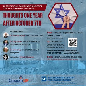 One Year After October 7th RoundTable Chabad UF & UF JSD Fall 1 24-min