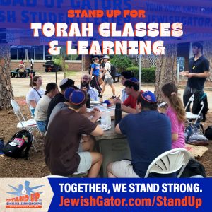 9Chabad UF - Stand Up Instagram Posts - Torah Classes4