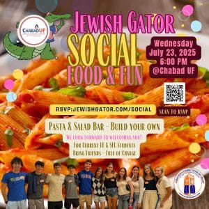 Social Pasta & Salad Chabad UF Summer B 25
