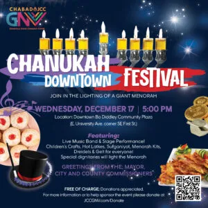 Downtown Chanukah Family Festival Chabad GNVJCC 25