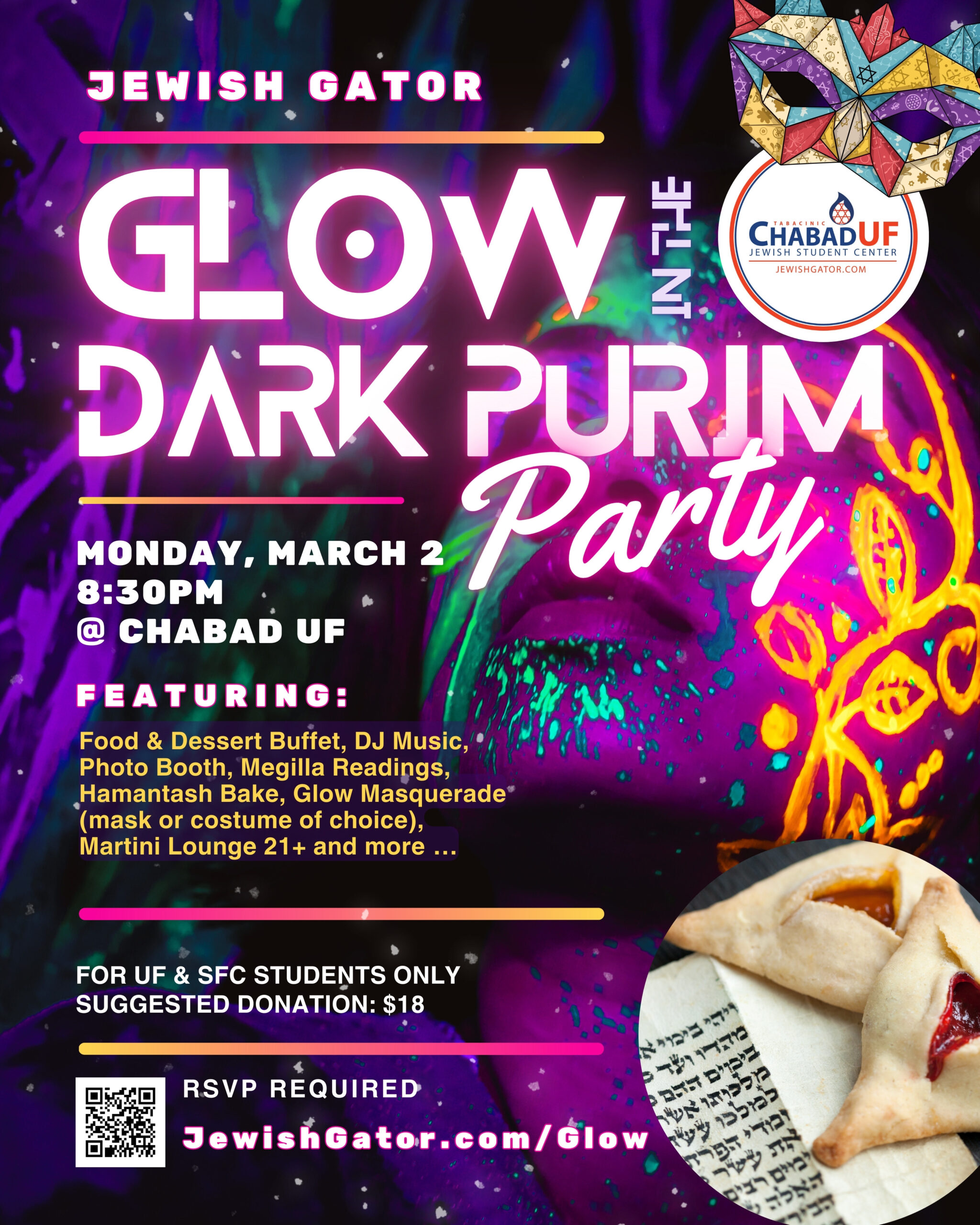Glow In The Dark Purim